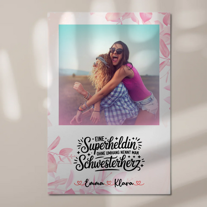 Fotoboard Poster Magnetisch Mit Foto, Namen & Wunschtext für Lehrerin