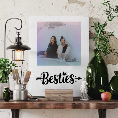 Freundinnen Bild Personalisiert mit Namen Foto & Wunschtext