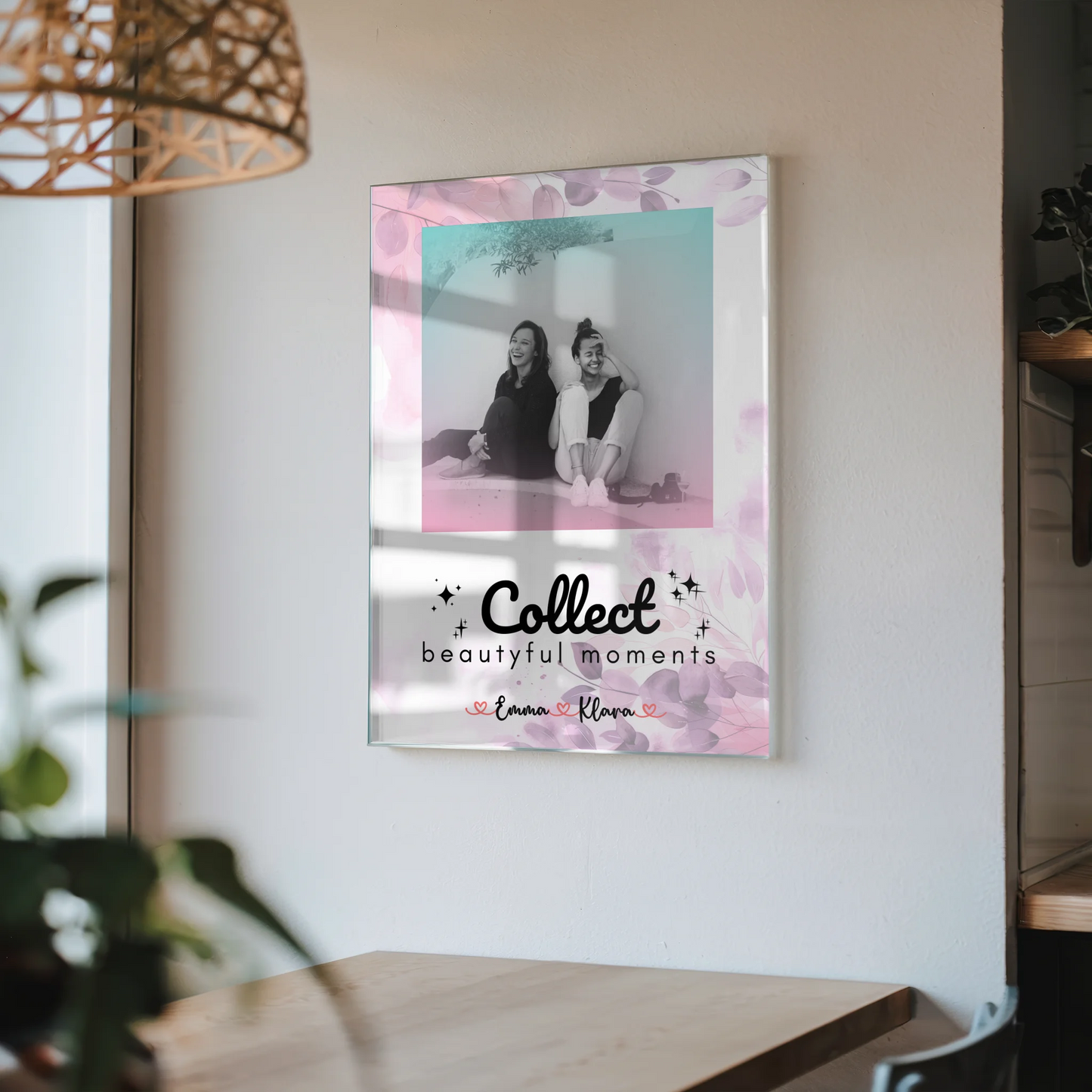 Freundinnen Bild Personalisiert Acrylglas Bild 3 Foto & Namen