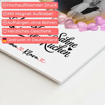 Fotogeschenk beste Freundin mit Foto, Namen & Wunschtext