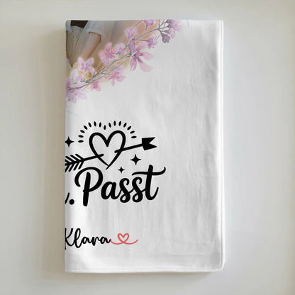 Personalisierte Decke Mit Namen Mit Foto - Beste Freundin mit Wunschtext