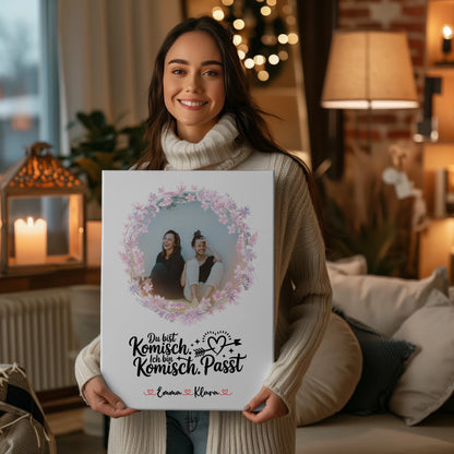 Freundinnen Bild Personalisiert Mit Foto, Namen & Eigener Spruch für Beste Freundin