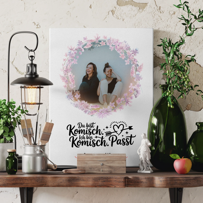 Freundinnen Bild Personalisiert Mit Foto, Namen & Eigener Spruch für Beste Freundin