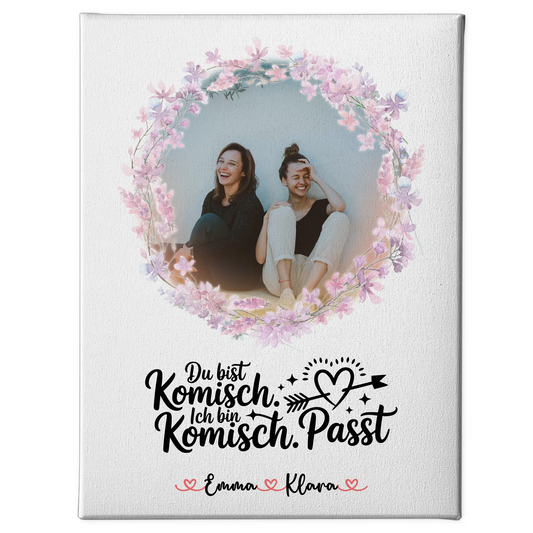 Freundinnen Bild Personalisiert Mit Foto, Namen & Eigener Spruch für Beste Freundin