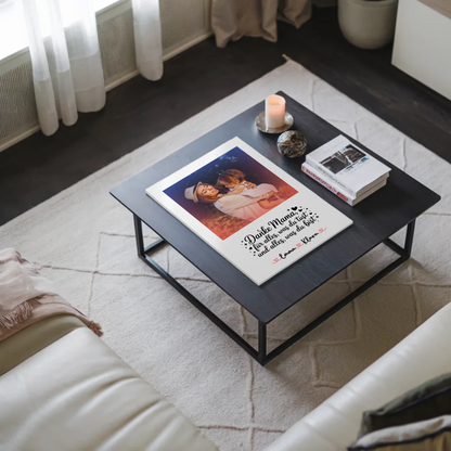 Personalisiertes Mama Plakat Fotoboard Danke Mama für alles Mit Foto & Namen