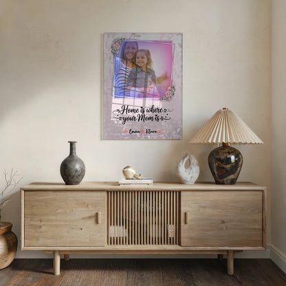 Mama Plakat Acrylglas Bild Personalisierbar mit Foto & Namen