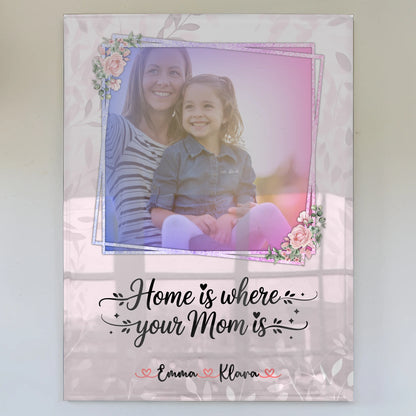 Mama Plakat Acrylglas Bild Personalisierbar mit Foto & Namen