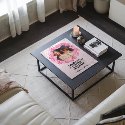 Personalisiertes Mama Plakat Fotoboard mit Foto, Namen & eigenem Spruch