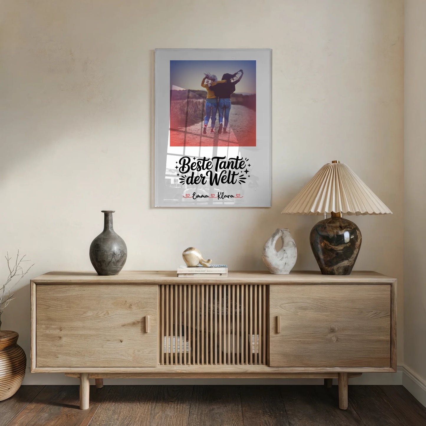 Foto Mit Acrylglas Beste Tante Der Welt mit Namen & Wunschtext