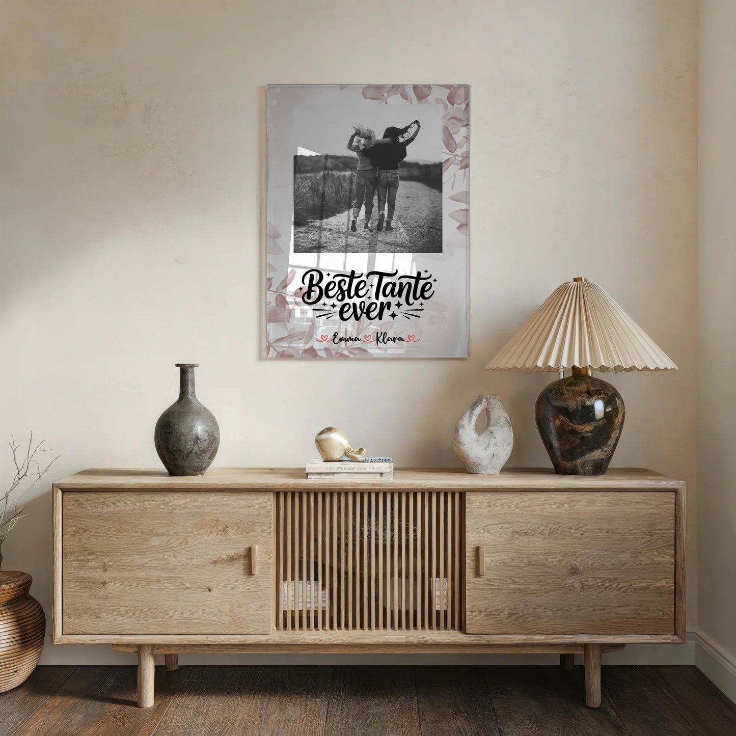 Acryl Bild Personalisiert Beste Tante Ever Mit Foto & Namen Hintergrundbild & Wunschtext