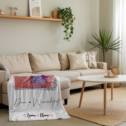 Kuscheldecke Mit Namen Tante 1 Foto & Wunschtext