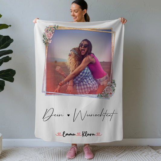 Kuscheldecke Mit Namen Tante 1 Foto & Wunschtext