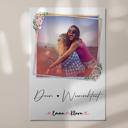 Magnet Poster Wandbild Fotocollage Tante 5 Foto & Namen