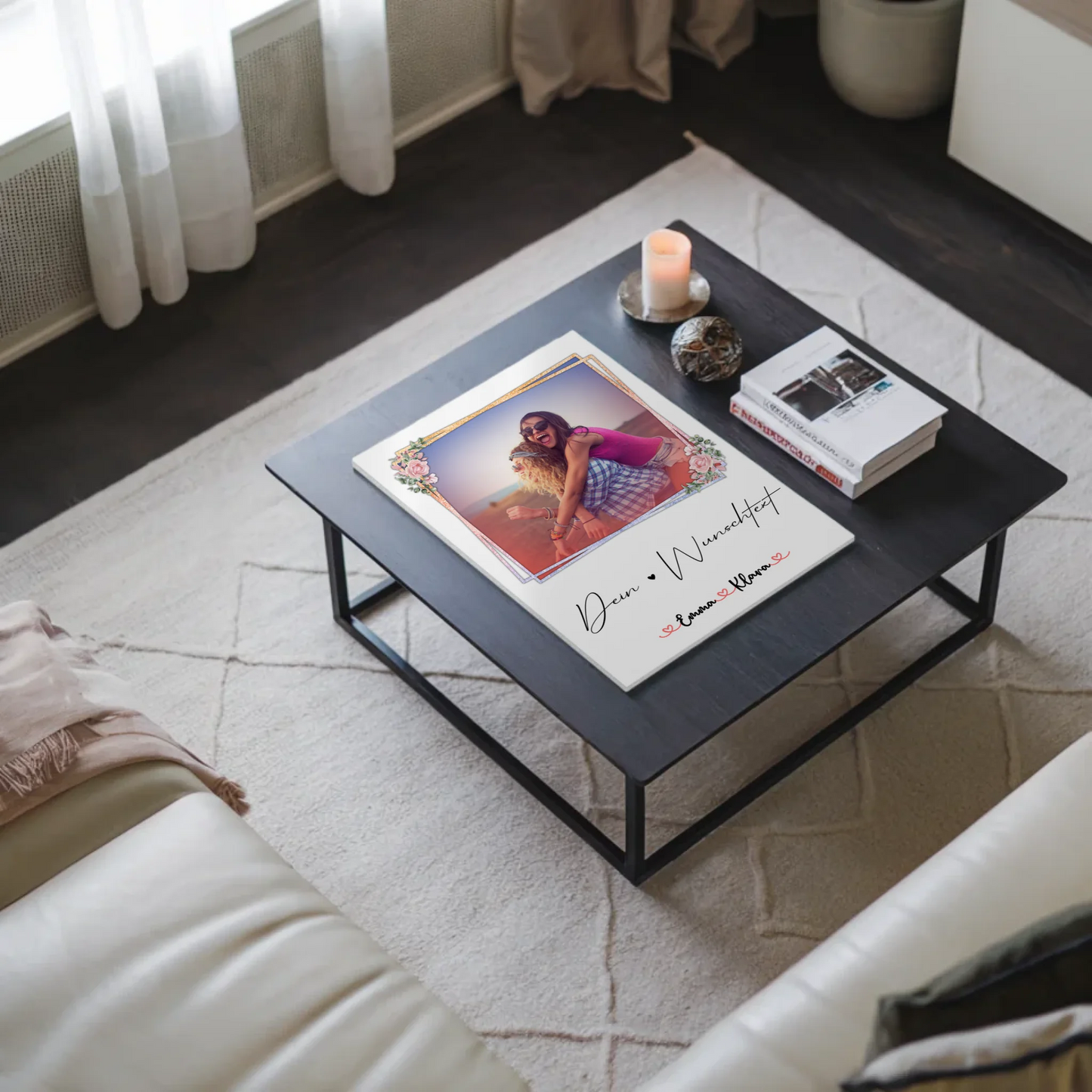 Magnet Poster Wandbild Fotocollage Tante 5 Foto & Namen