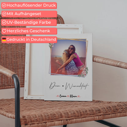 Fotocollage Großes Bild Aus Vielen Kleinen Tante Wunschtext