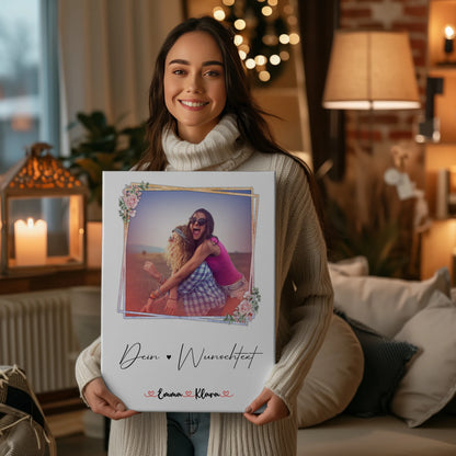 Fotocollage Großes Bild Aus Vielen Kleinen Tante Wunschtext