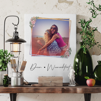 Fotocollage Großes Bild Aus Vielen Kleinen Tante Wunschtext