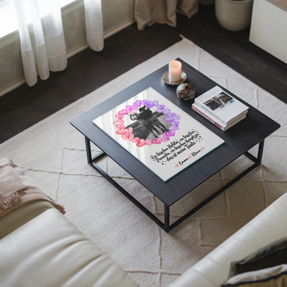 Bild Aus Acrylglas personalisiert mit Namen & Foto für Heldin Freundin Schwester Tante