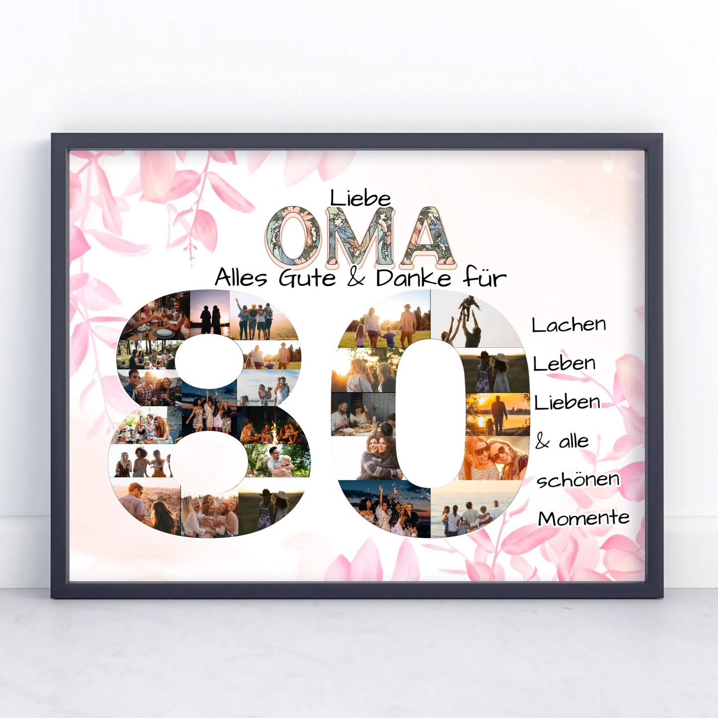 Geschenk zum 80 Geburtstag für Oma Schöne Momente