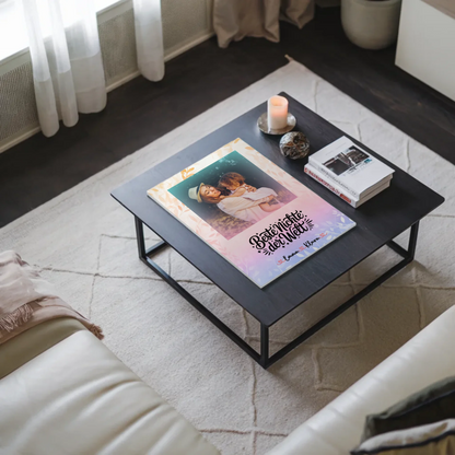 Fotoboard Magnet Poster Beste Nichte der Welt mit Foto, Namen & Wunschtext personalisiert