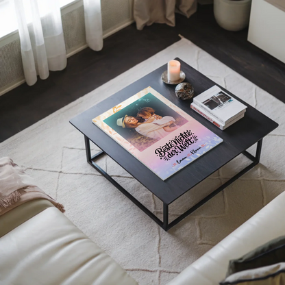 Fotoboard Magnet Poster Beste Nichte der Welt mit Foto, Namen & Wunschtext personalisiert