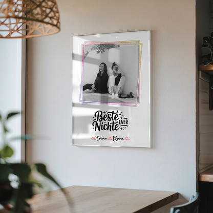 Bild Mit Acrylglas Beste Nichte Ever Mit Foto & Namen Personalisiert