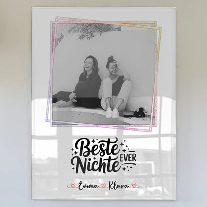 Bild Mit Acrylglas Beste Nichte Ever Mit Foto & Namen Personalisiert