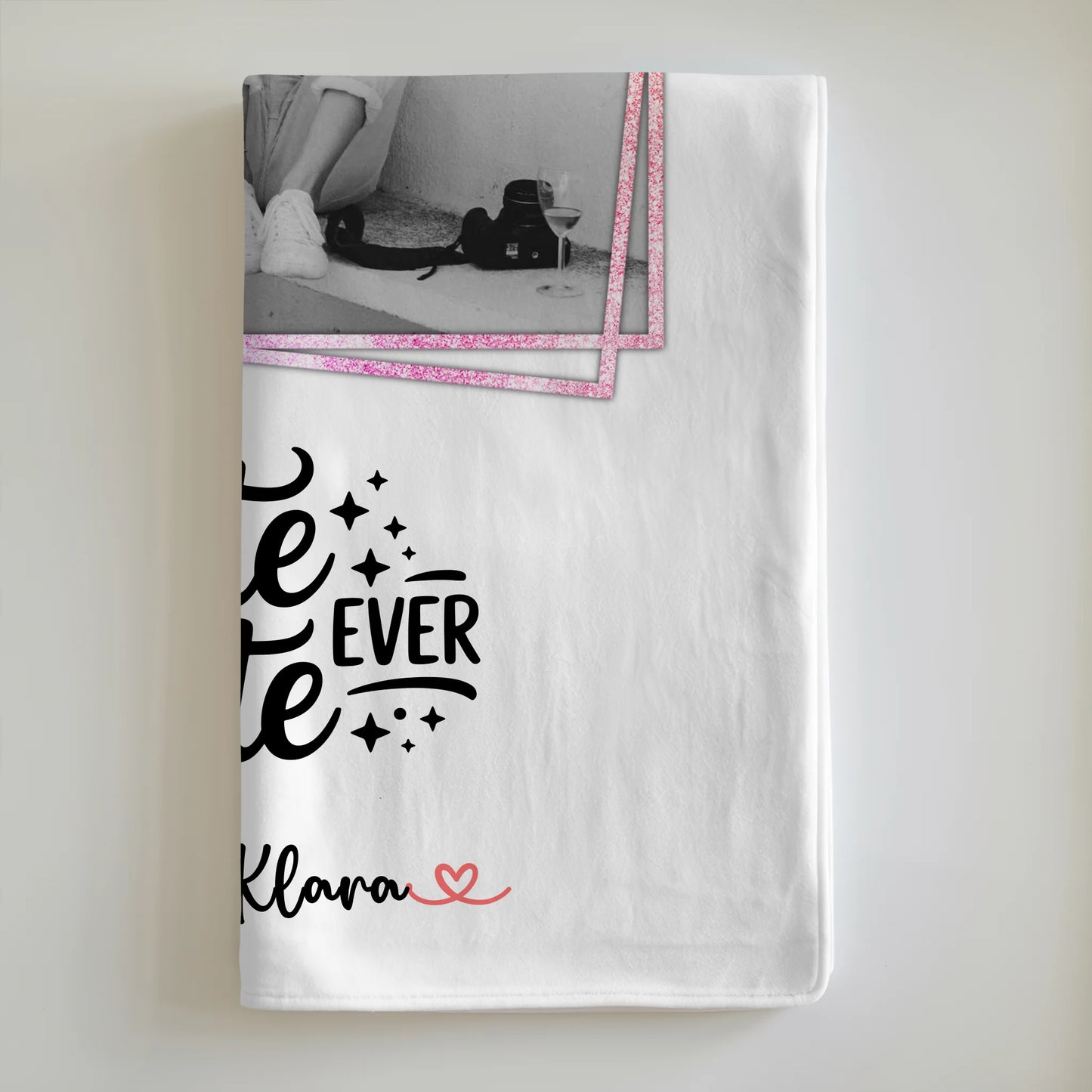 Personalisierte Namensdecke Beste Nichte Ever Mit Foto & Namen