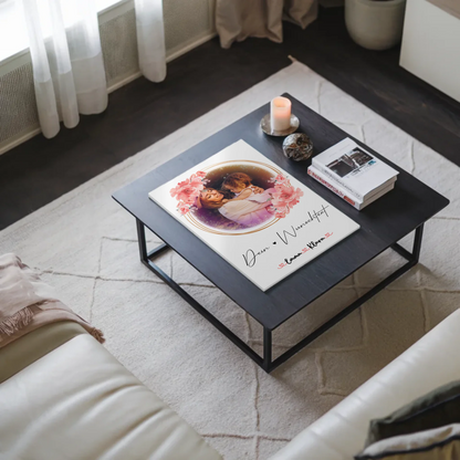 Fotoboard Magnet Poster Nichte 6 Fotos & Namen Wunschtext