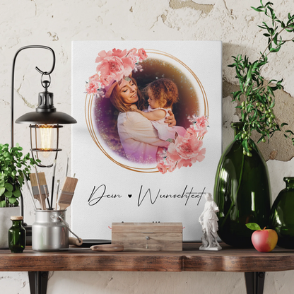 Leinwand Personalisiert Nichte - 6 Fotos & Namen mit Wunschtext