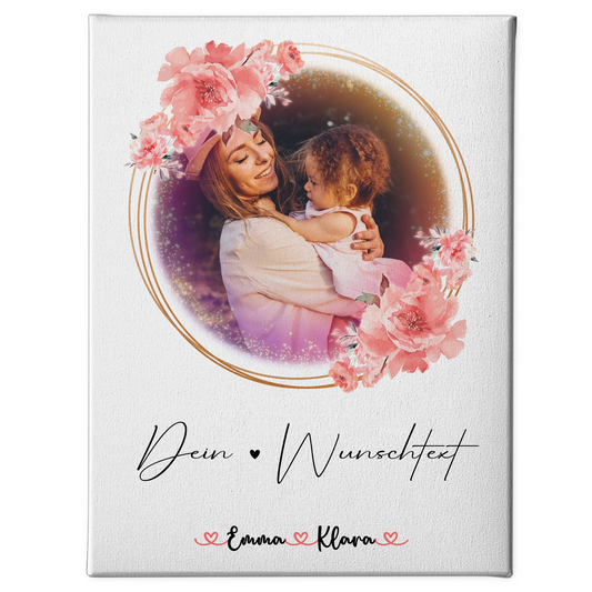 Leinwand Personalisiert Nichte - 6 Fotos & Namen mit Wunschtext