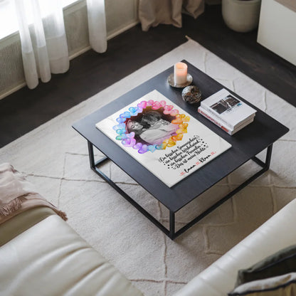 Poster Magnetisch personalisiert für Nichte Sonnenschein Wirbelwind mit 1 Foto & Namen