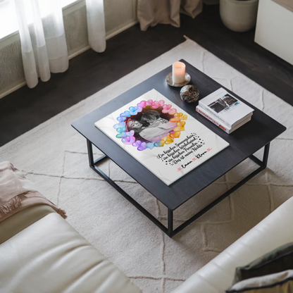 Poster Magnetisch personalisiert für Nichte Sonnenschein Wirbelwind mit 1 Foto & Namen