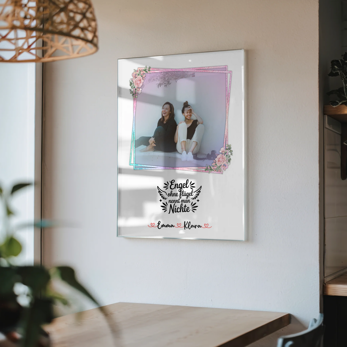 Wandbild Auf Acrylglas Bruder ist ein Engel Foto & Namen