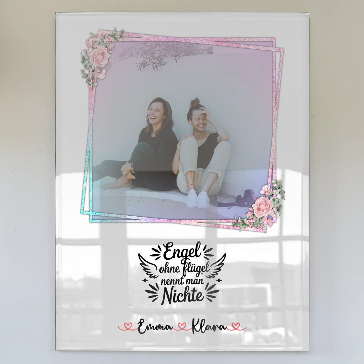 Wandbild Auf Acrylglas Bruder ist ein Engel Foto & Namen