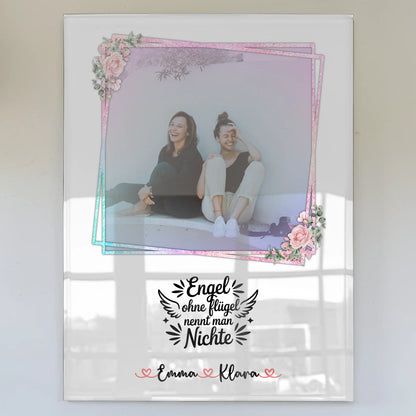 Wandbild Auf Acrylglas Bruder ist ein Engel Foto & Namen