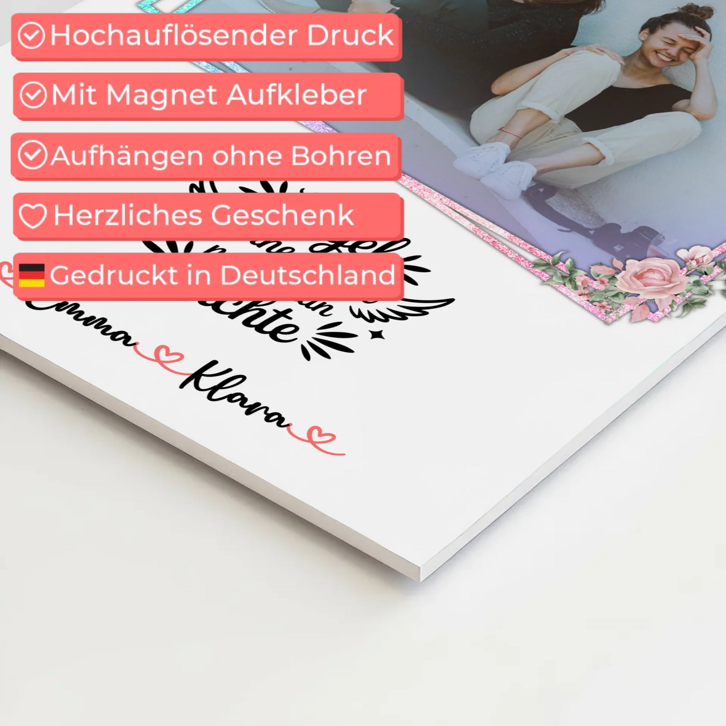 Magnetisches Fotoboard Wandbild Bruder ist ein Engel