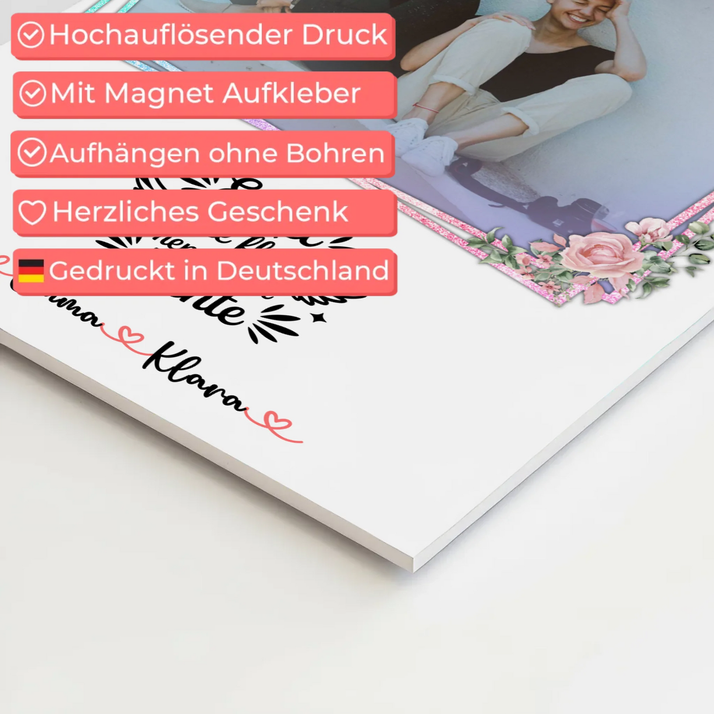 Magnetisches Fotoboard Wandbild Bruder ist ein Engel