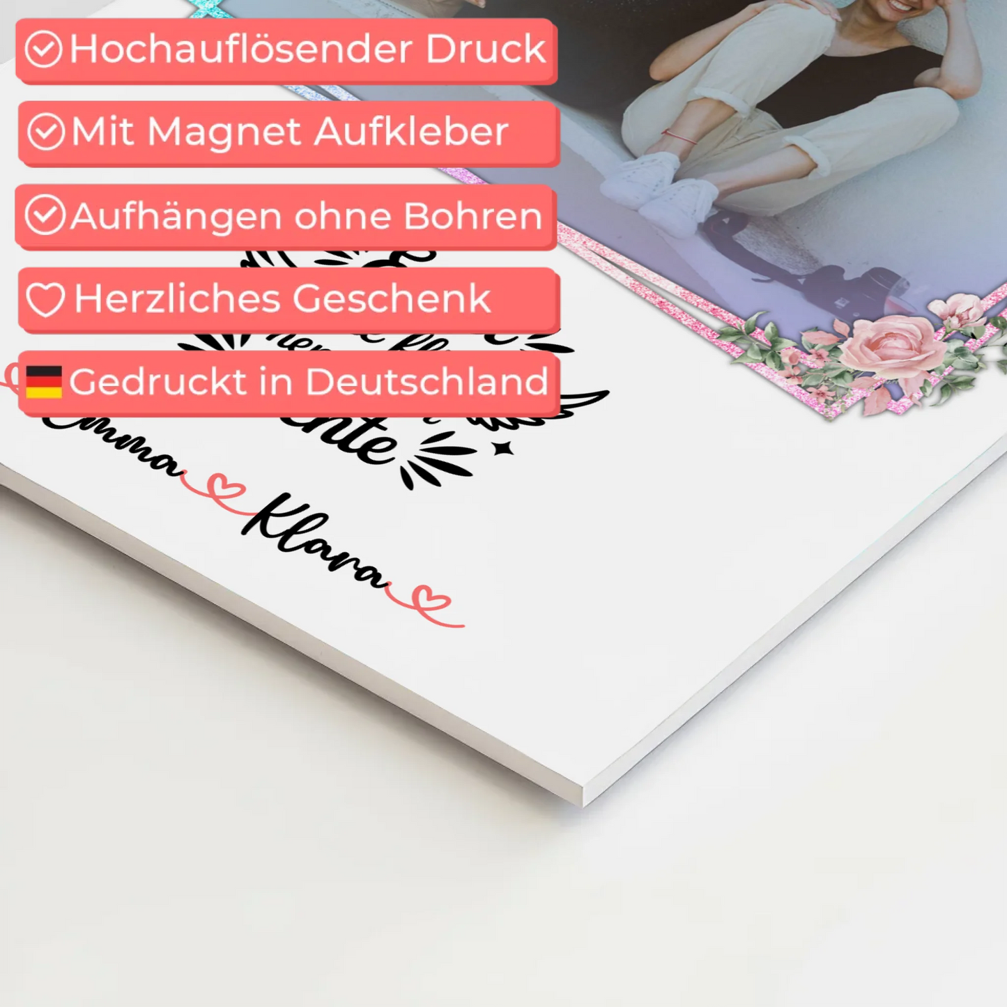 Magnetisches Fotoboard Wandbild Bruder ist ein Engel