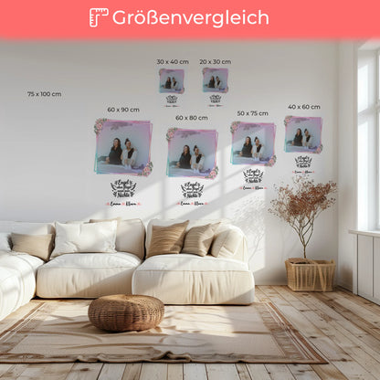 Leinwand Wandbild Bruder ist ein Engel Foto & Namen