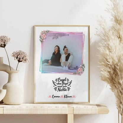 Fotocollage Großes Bild Aus Vielen Kleinen Foto & Namen