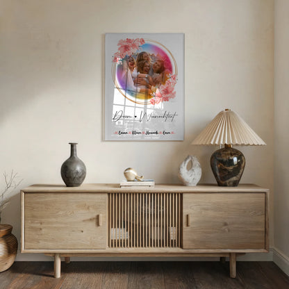 Foto Acrylglas Mit Foto, Wunschtext & Namen personalisierbar für Kollegin