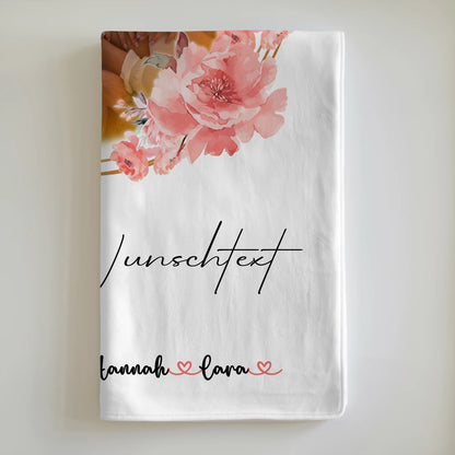 Personalisierte Decke Mit Namen Mit Foto & Wunschtext für Kollegin