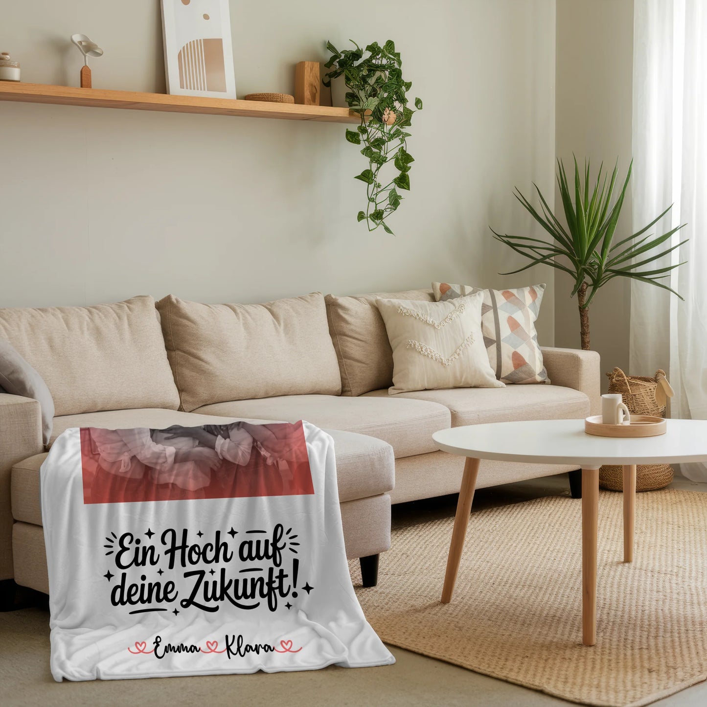 Decke Mit Namen personalisiert mit Foto, Namen & Eigener Spruch Chefin