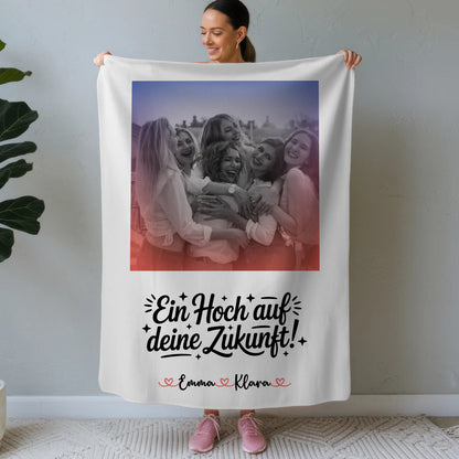 Decke Mit Namen personalisiert mit Foto, Namen & Eigener Spruch Chefin