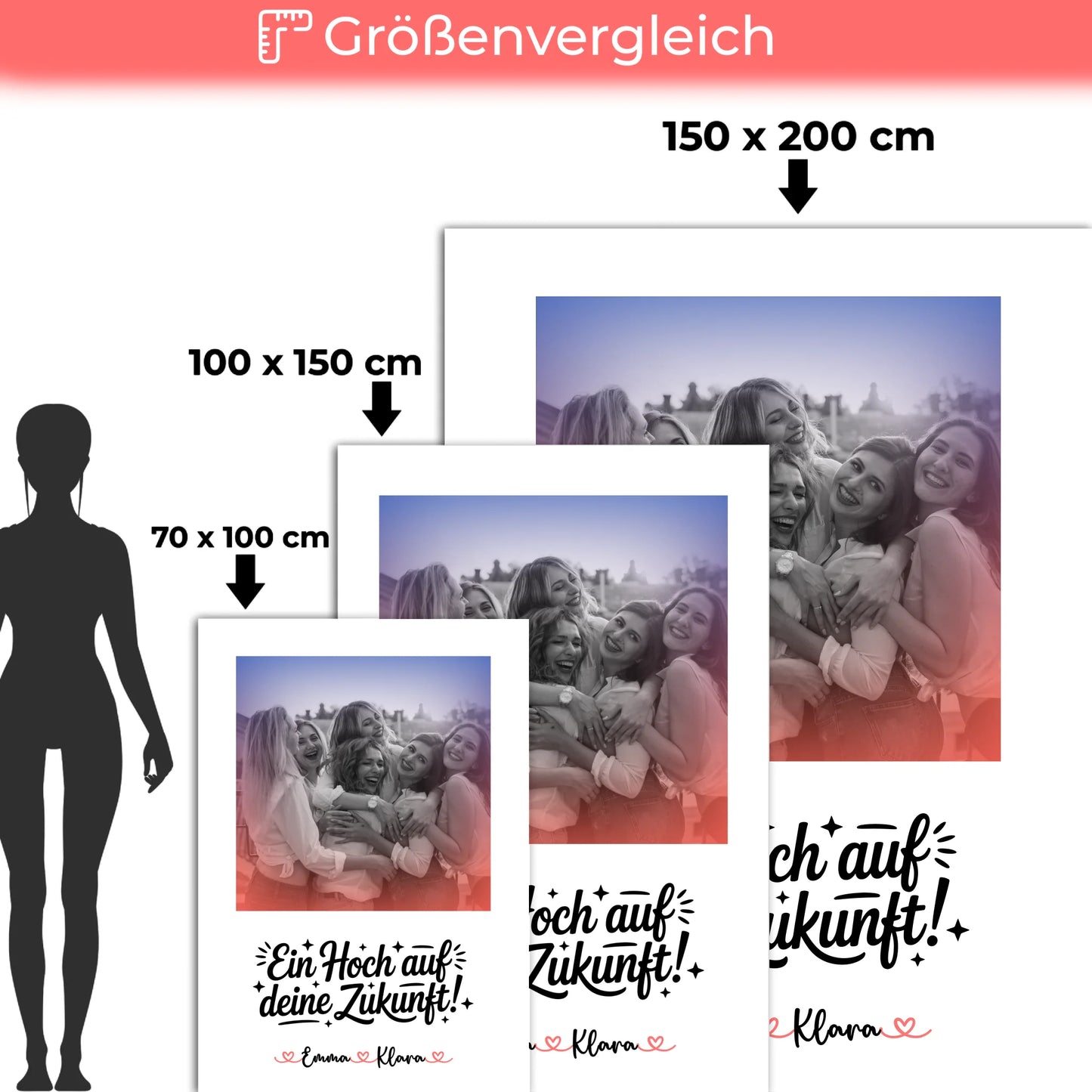 Decke Mit Namen personalisiert mit Foto, Namen & Eigener Spruch Chefin