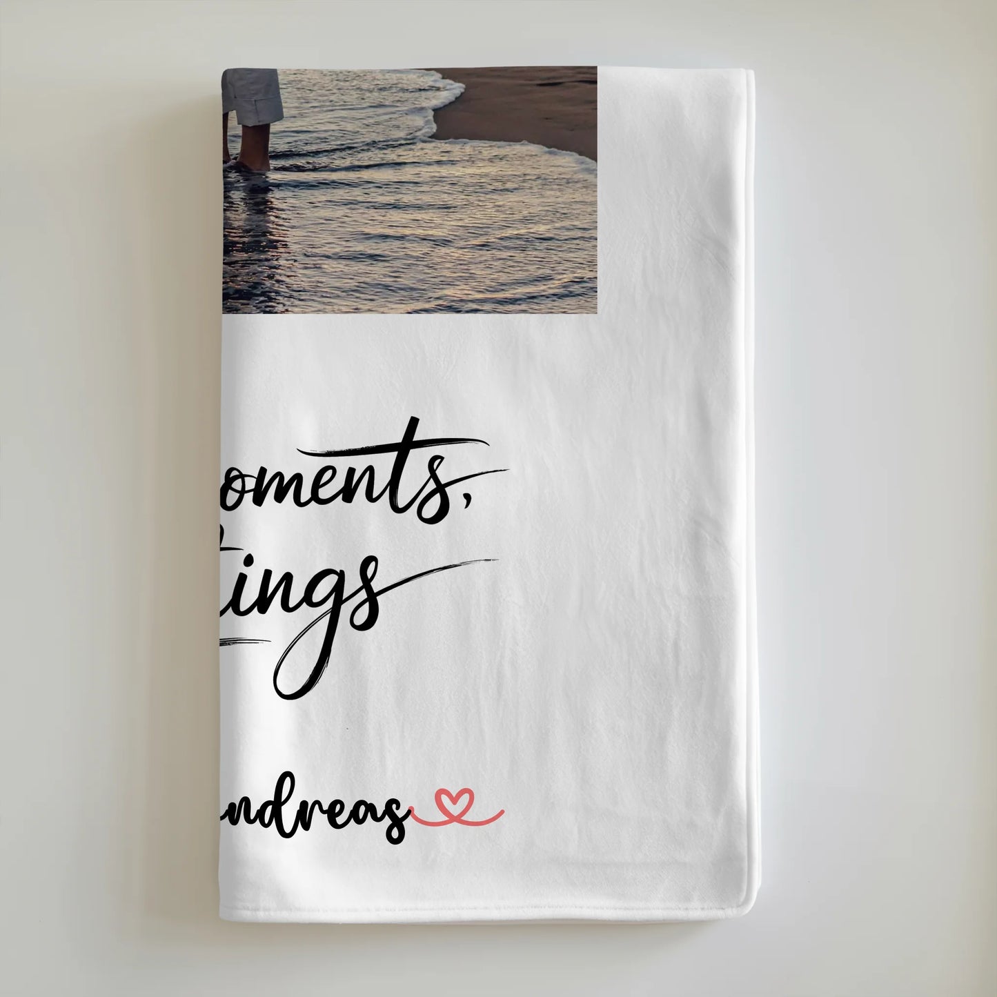 Kuscheldecke Mit Namen Und Motiv Paare mit Foto, Hintergrundbild & Wunschtext