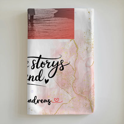 Personalisierte Kuscheldecke Mit Namen - Real Love Stories