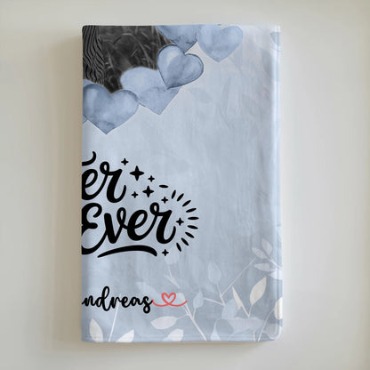 Personalisierte Decke Mann Bester Papa Ever 10 Foto & Namen