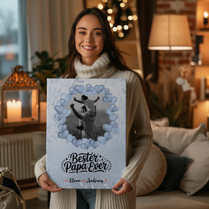 Leinwand Collagen Erstellen 10 Foto & Namen Bester Papa Ever